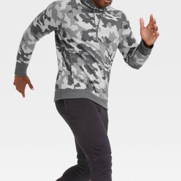 NEW PLUS SIZE All In Motion Mens Hoodie - Picture 3 of 5